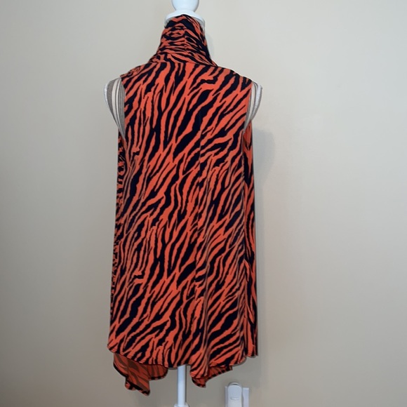 Ronnie Salloway Open Front AU Tigers Cardigan Vest Size Large - Picture 3 of 5
